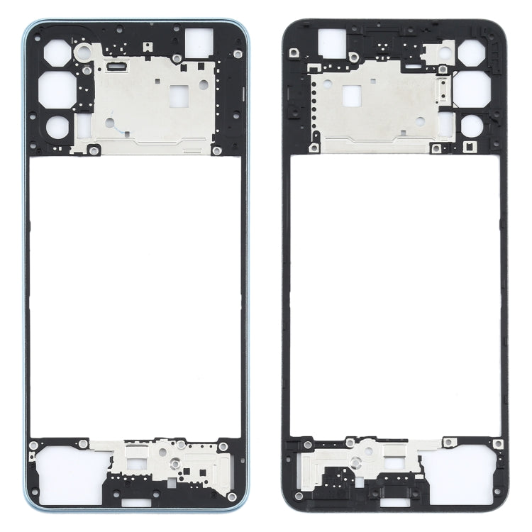 For OPPO Reno4 5G Back Housing Frame(Baby Blue) - Frame Bezel Plate by PMC Jewellery | Online Shopping South Africa | PMC Jewellery | Buy Now Pay Later Mobicred