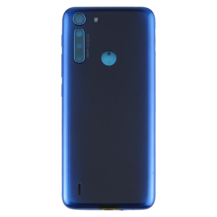 Battery Back Cover for Motorola One Fusion/XT2073-2(Blue) - Back Cover by PMC TechLife | Online Shopping South Africa | PMC TechLife | Buy Now Pay Later Mobicred