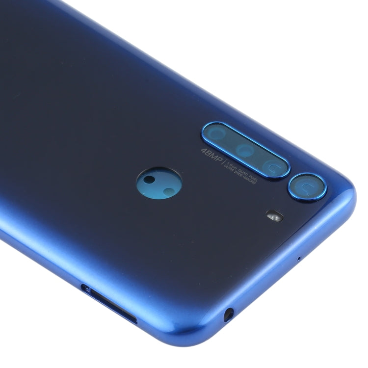 Battery Back Cover for Motorola One Fusion/XT2073-2(Blue) - Back Cover by PMC TechLife | Online Shopping South Africa | PMC TechLife | Buy Now Pay Later Mobicred