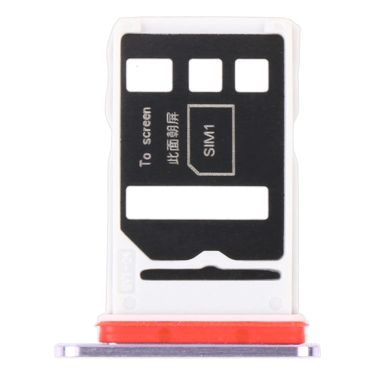 SIM Card Tray + SIM Card Tray for Huawei Nova 8 Pro 5G (Purple) - Card Socket by PMc TechLife | Online Shopping South Africa | PMc TechLife | Buy Now Pay Later Mobicred