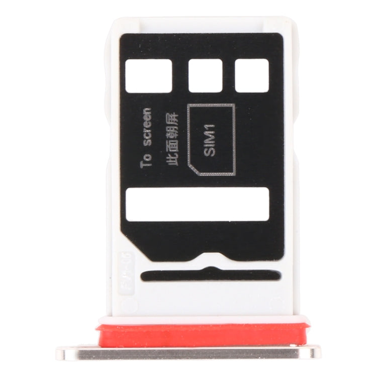 SIM Card Tray + SIM Card Tray for Huawei Nova 8 Pro 5G (Silver) - Card Socket by PMc TechLife | Online Shopping South Africa | PMc TechLife | Buy Now Pay Later Mobicred