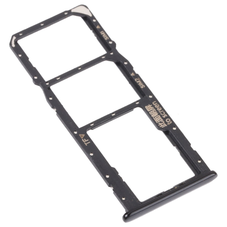SIM Card Tray + SIM Card Tray + Micro SD Card Tray for Huawei Y5p (Black) - Card Socket by PMC TechLife | Online Shopping South Africa | PMC TechLife | Buy Now Pay Later Mobicred