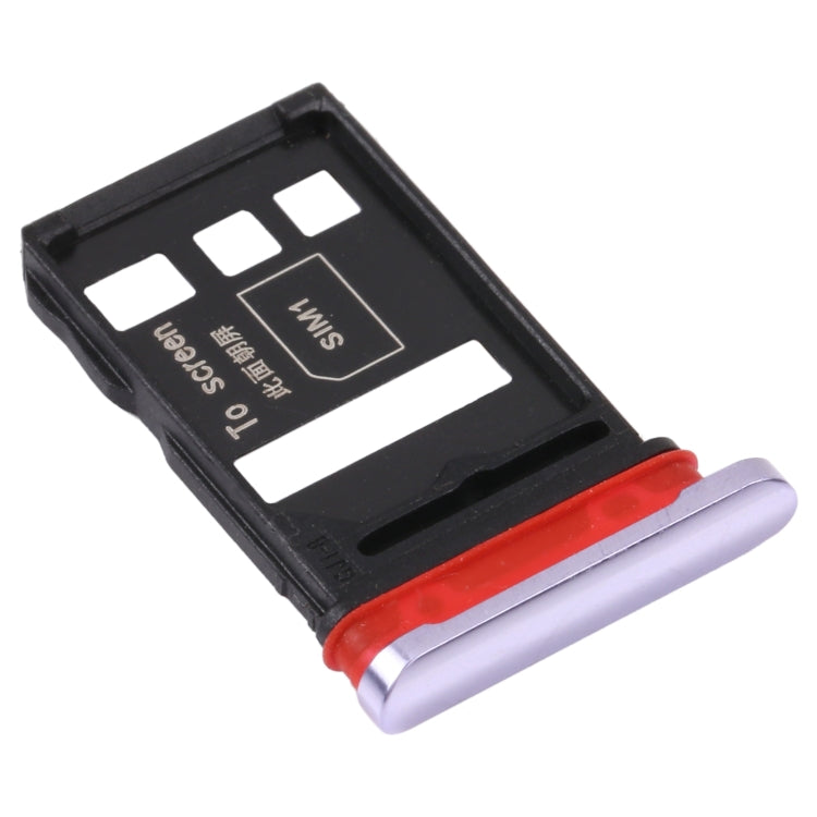 SIM Card Tray + SIM Card Tray for Huawei Nova 7 5G (Silver) - Card Socket by PMc TechLife | Online Shopping South Africa | PMc TechLife | Buy Now Pay Later Mobicred