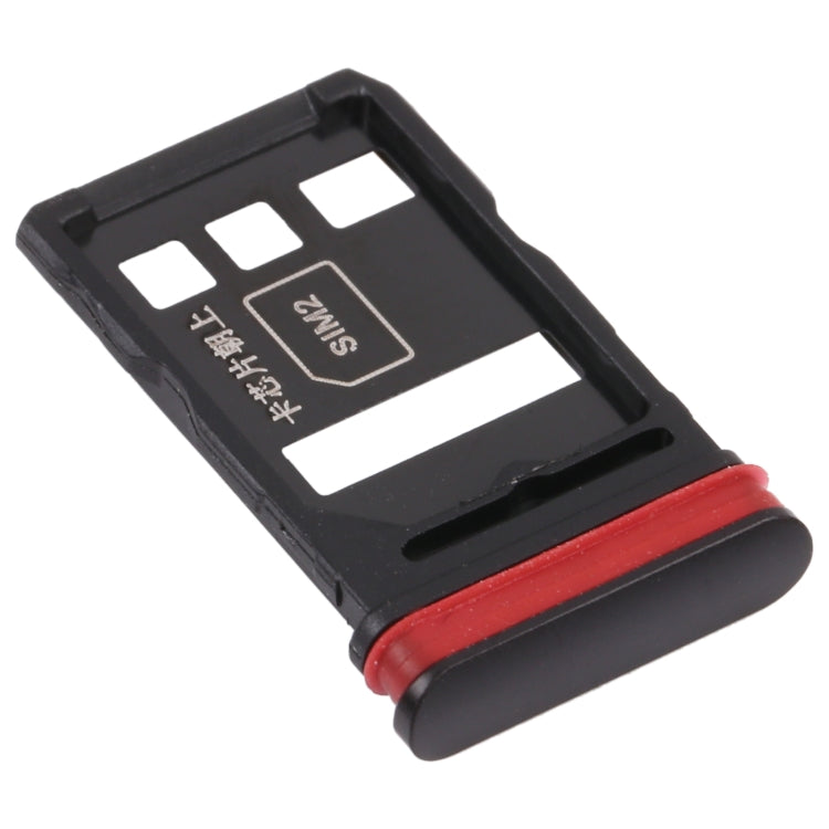 SIM Card Tray + SIM Card Tray for Huawei Nova 6 (Black) - Card Socket by PMc TechLife | Online Shopping South Africa | PMc TechLife | Buy Now Pay Later Mobicred