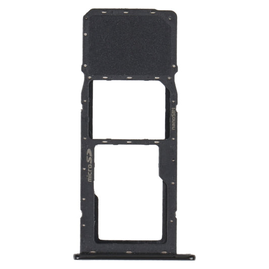 SIM Card Tray + Micro SD Card Tray for LG K41S LMK410EMW LM-K410EMW LM-K410(Black) - For LG by PMC Jewellery | Online Shopping South Africa | PMC Jewellery | Buy Now Pay Later Mobicred
