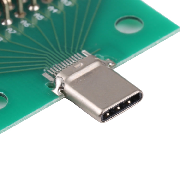 Type C Male Test Board USB 3.1 with PCB Board 24P+2P Connector - Test Tools by PMC TechLife | Online Shopping South Africa | PMC TechLife