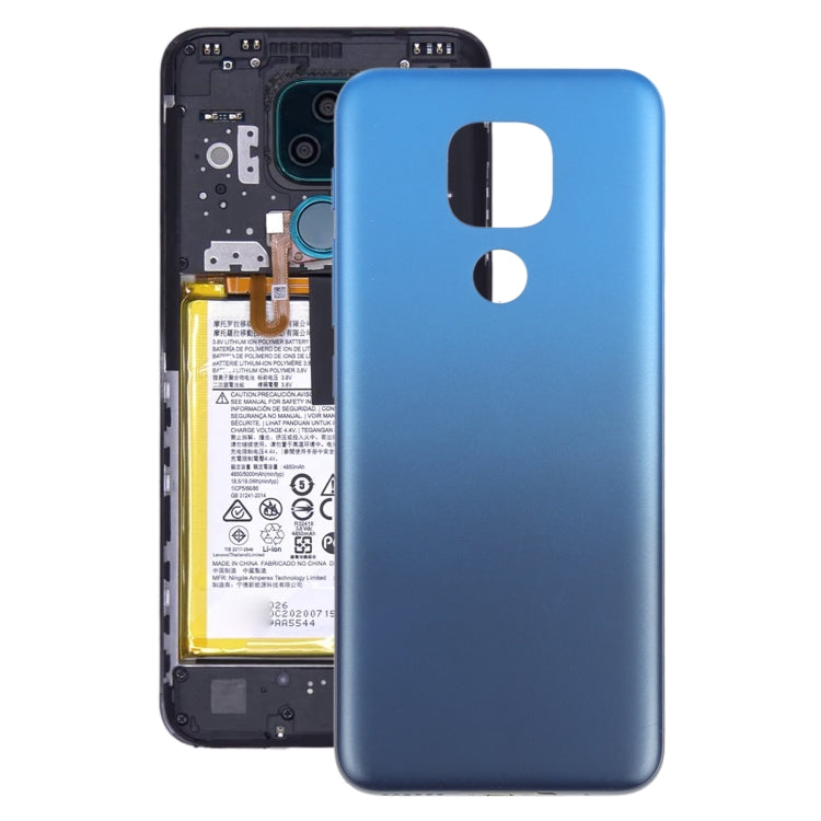 Battery Back Cover for Motorola Moto E7 Plus XT2081-1 (Blue) - Back Cover by PMC TechLife | Online Shopping South Africa | PMC TechLife | Buy Now Pay Later Mobicred