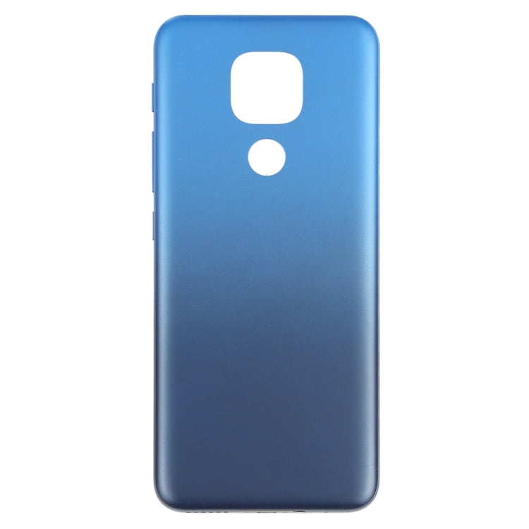 Battery Back Cover for Motorola Moto E7 Plus XT2081-1 (Blue) - Back Cover by PMC TechLife | Online Shopping South Africa | PMC TechLife | Buy Now Pay Later Mobicred