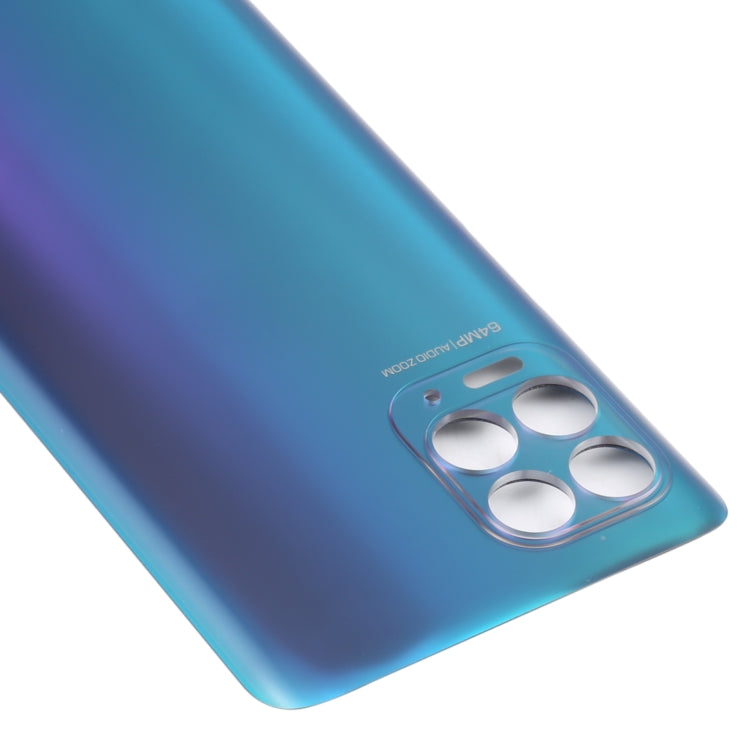 Battery Back Cover for Motorola Edge S(Blue) - Back Cover by PMC TechLife | Online Shopping South Africa | PMC TechLife | Buy Now Pay Later Mobicred