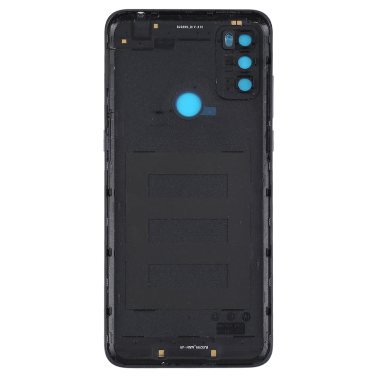 For Alcatel 1S (2021) 6025 Battery Back Cover  (Black) - Back Cover by PMC Jewellery | Online Shopping South Africa | PMC Jewellery | Buy Now Pay Later Mobicred