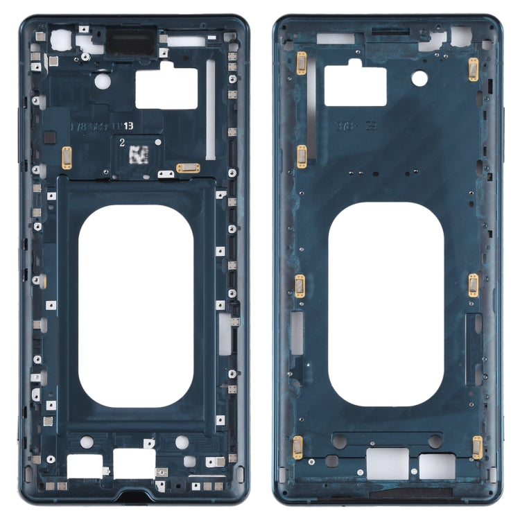 Middle Frame Bezel Plate for Sony Xperia XZ3(Blue) - Frame Bezel Plate by PMC TechLife | Online Shopping South Africa | PMC TechLife | Buy Now Pay Later Mobicred