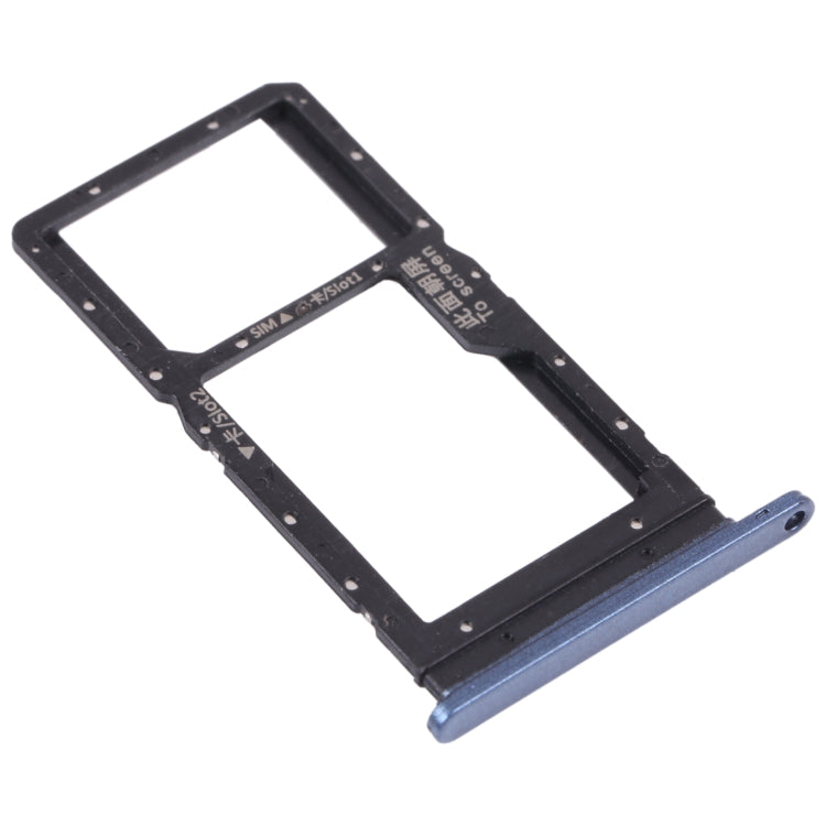 SIM Card Tray + SIM Card Tray / Micro SD Card Tray for Honor play 5T (Blue) - free shipping - PMc TechLife - Order now!