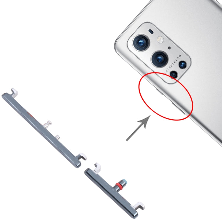 For OnePlus 9 Pro Original Power Button and Volume Control Button (Black) - Home key & Side Key by PMC TechLife | Online Shopping South Africa | PMC TechLife | Buy Now Pay Later Mobicred