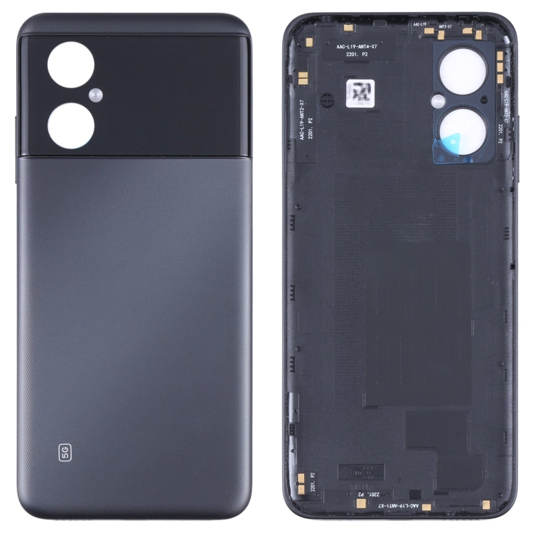 Original Battery Back Cover for Xiaomi Poco M4 5G / Poco M4 5G (India) / Redmi Note 11R(Black) - Back Cover by PMC TechLife | Online Shopping South Africa | PMC TechLife | Buy Now Pay Later Mobicred