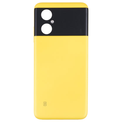 Original Battery Back Cover for Xiaomi Poco M4 5G / Poco M4 5G (India) / Redmi Note 11R(Yellow) - Back Cover by PMC Jewellery | Online Shopping South Africa | PMC Jewellery | Buy Now Pay Later Mobicred