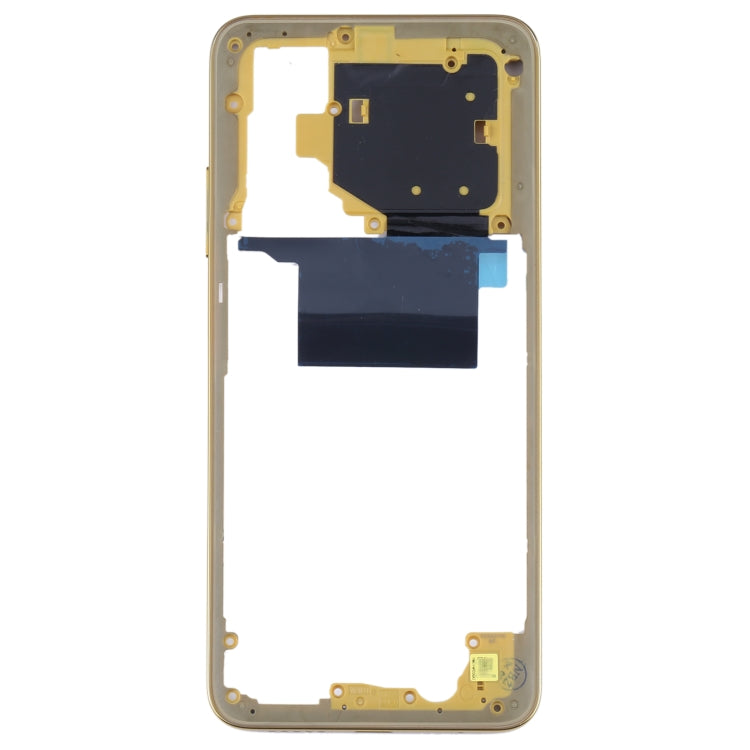 Original Middle Frame Bezel Plate for Xiaomi Poco M4 Pro 4G MZB0B5VIN(Yellow) - Frame Bezel Plate by PMC Jewellery | Online Shopping South Africa | PMC Jewellery | Buy Now Pay Later Mobicred