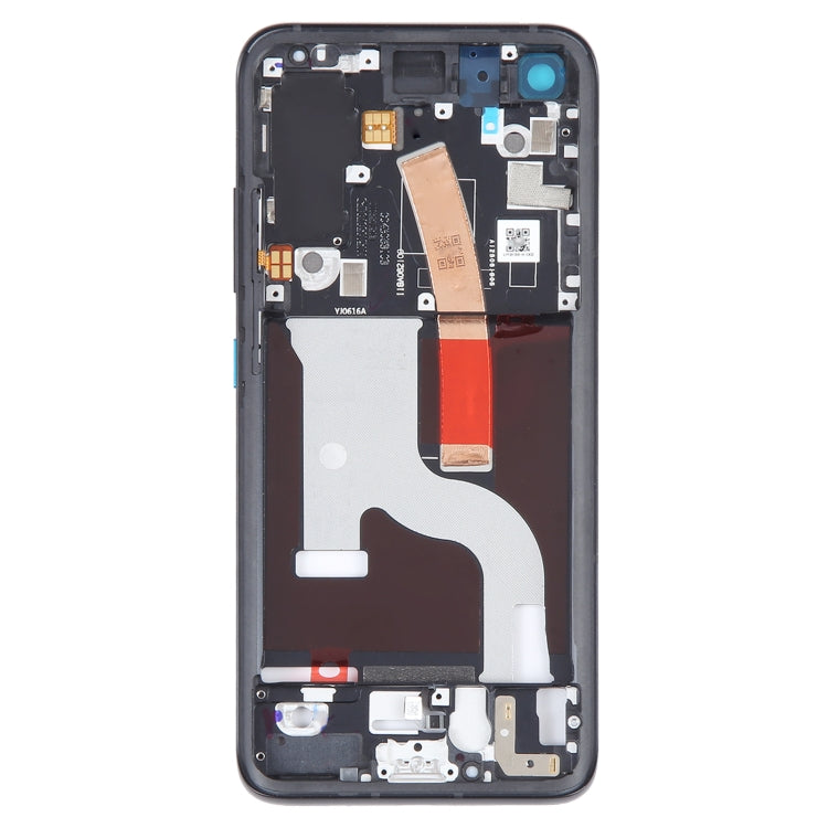 For Asus Zenfone 8 ZS 590KS-2A007EU I006D Middle Frame Bezel Plate (Black) - Frame Bezel Plate by PMC TechLife | Online Shopping South Africa | PMC TechLife