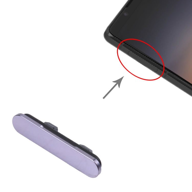 Dustproof Block For Sony Xperia 1 II (Purple) - Dust Plug by PMc TechLife | Online Shopping South Africa | PMc TechLife | Buy Now Pay Later Mobicred