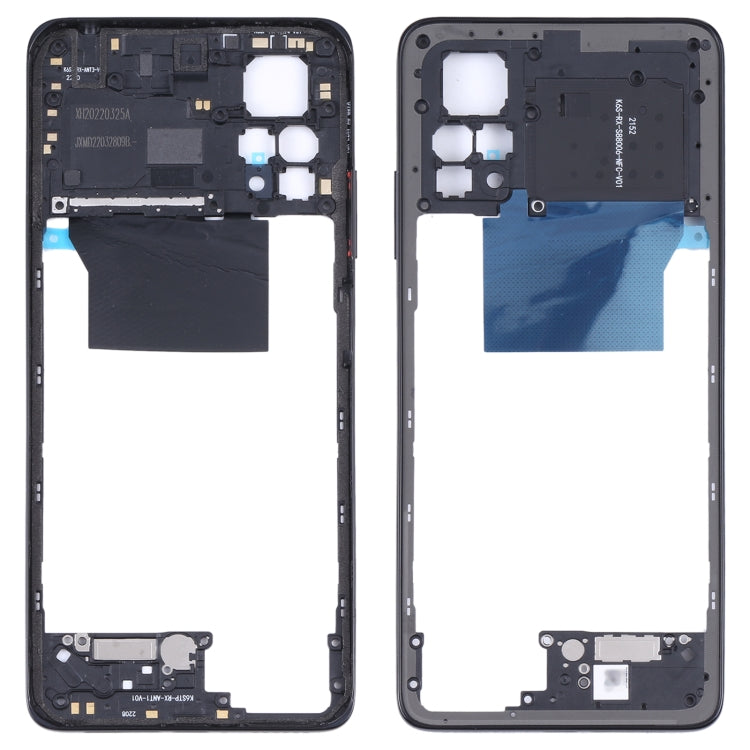 Original Middle Frame Bezel Plate for Xiaomi Redmi Note 11 Pro 4G 2201116TG 2201116TI(Black) - Frame Bezel Plate by PMC TechLife | Online Shopping South Africa | PMC TechLife | Buy Now Pay Later Mobicred