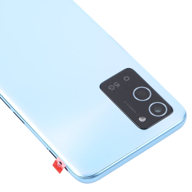 For OPPO A56 5G Battery Back Cover with Middle Frame (Blue) - Back Cover by PMC TechLife | Online Shopping South Africa | PMC TechLife | Buy Now Pay Later Mobicred