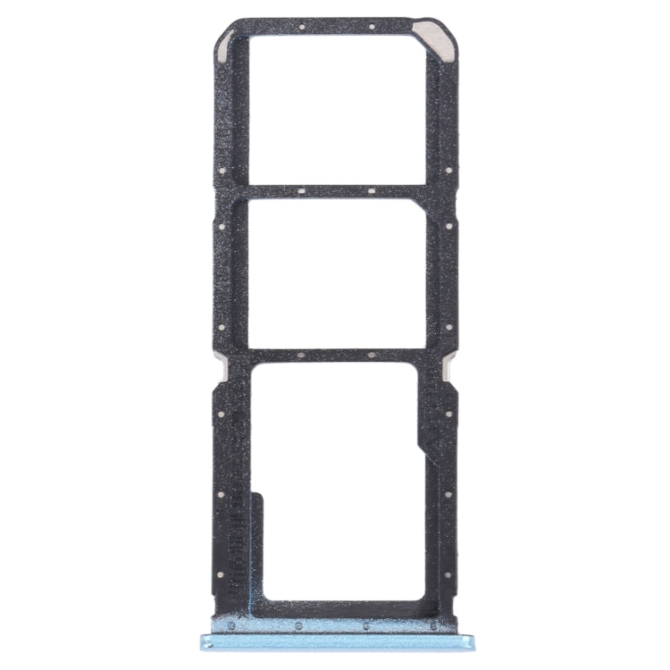 For OPPO A56 5G SIM Card Tray + SIM Card Tray + Micro SD Card Tray (Blue) - Card Socket by PMc TechLife | Online Shopping South Africa | PMc TechLife | Buy Now Pay Later Mobicred