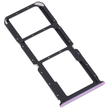 For OnePlus Nord N200 5G DE2118 / DE2117 SIM Card Tray + SIM Card Tray + Micro SD Card Tray (Purple) - Card Tray by PMC Jewellery | Online Shopping South Africa | PMC Jewellery