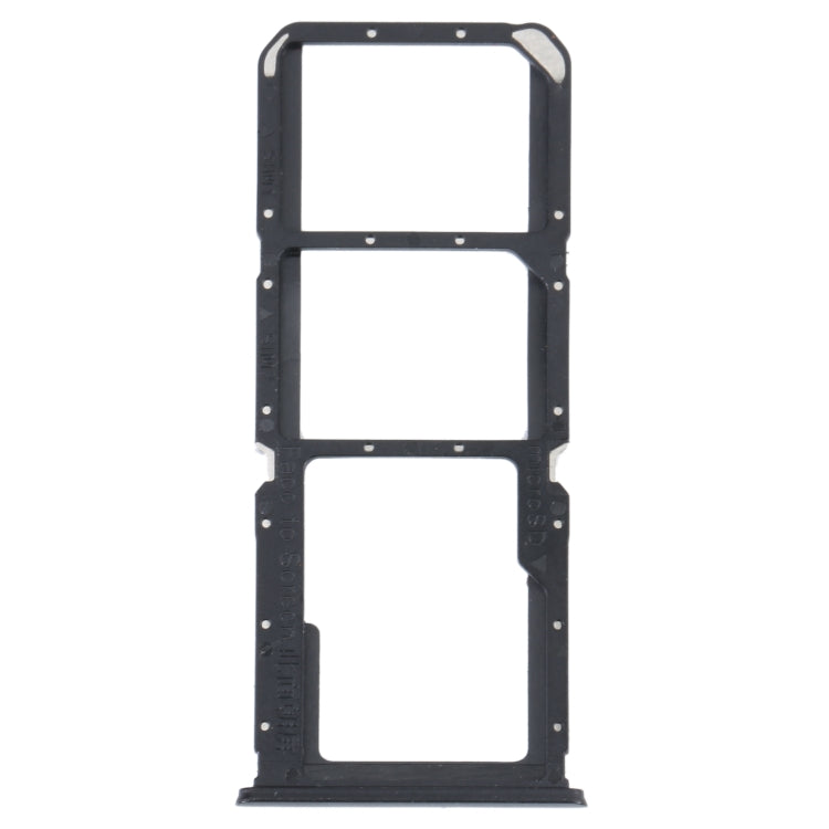 For OPPO K9S SIM Card Tray + SIM Card Tray + Micro SD Card Tray (Black) - Card Socket by PMc TechLife | Online Shopping South Africa | PMc TechLife | Buy Now Pay Later Mobicred