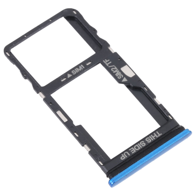 For TCL 20 5G Original SIM Card Tray + SIM / Micro SD Card Tray(Blue) - free shipping - PMC TechLife - Order now!