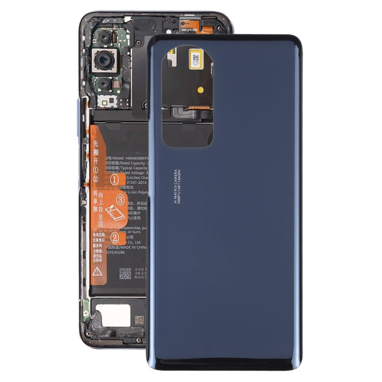 OEM Glass Battery Back Cover for Honor 70 Pro(Black) - Back Cover by PMC TechLife | Online Shopping South Africa | PMC TechLife