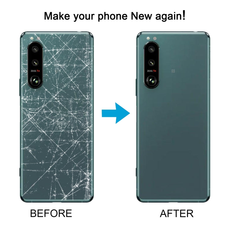 For Sony Xperia 5 III Original Battery Back Cover with Camera Lens Cover(Silver) - free shipping - PMC TechLife - Order now!