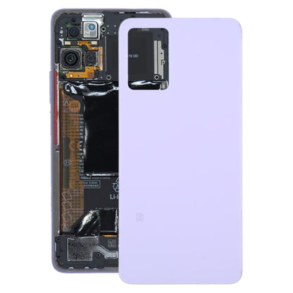 For Xiaomi Redmi Note 11 Pro+ 5G Glass Battery Back Cover(Purple) - Back Cover by PMC Jewellery | Online Shopping South Africa | PMC Jewellery