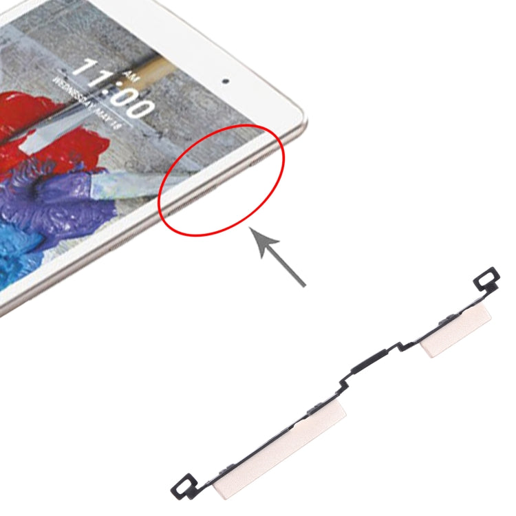 For LG G Pad X 8.0 V520 Original Volume Button Control Button (Gold) - For LG by PMC TechLife | Online Shopping South Africa | PMC TechLife