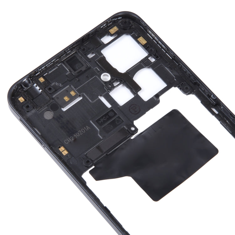 For Xiaomi Redmi Note 12 4G Original Middle Frame Bezel Plate (Black) - Frame Bezel Plate by PMC TechLife | Online Shopping South Africa | PMC TechLife