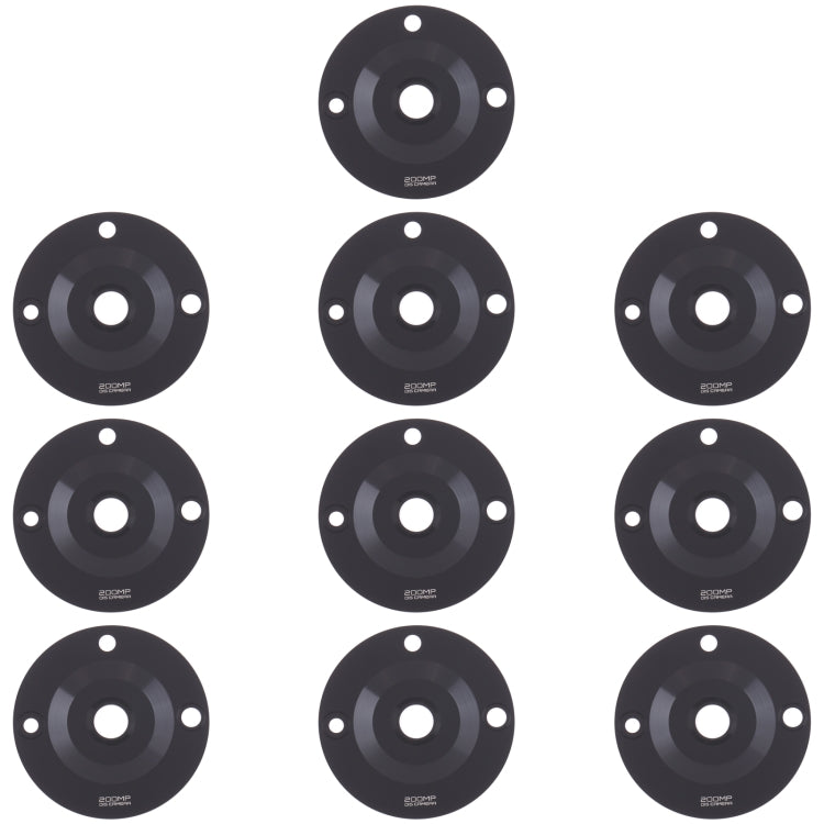 10 PCS Back Camera Lens for Realme 11 Pro+ (Black) - Camera Series by PMC TechLife | Online Shopping South Africa | PMC TechLife | Buy Now Pay Later Mobicred