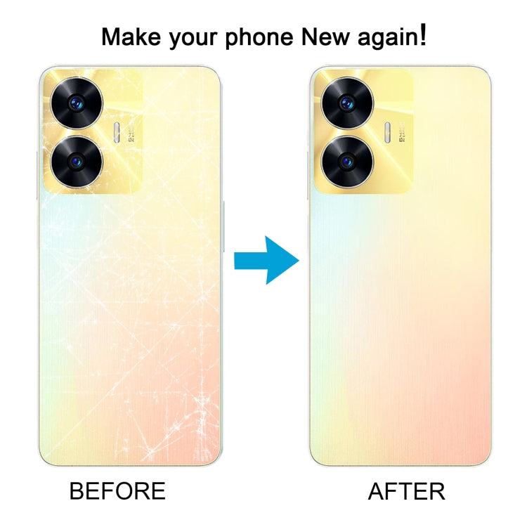 For Realme C55 Original Battery Back Cover with Camera Lens Cover(Gold) - Back Cover by PMC TechLife | Online Shopping South Africa | PMC TechLife