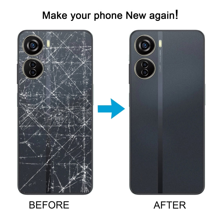 For ZTE Blade V40 Design Battery Back Cover(Grey) - For ZTE by PMC TechLife | Online Shopping South Africa | PMC TechLife