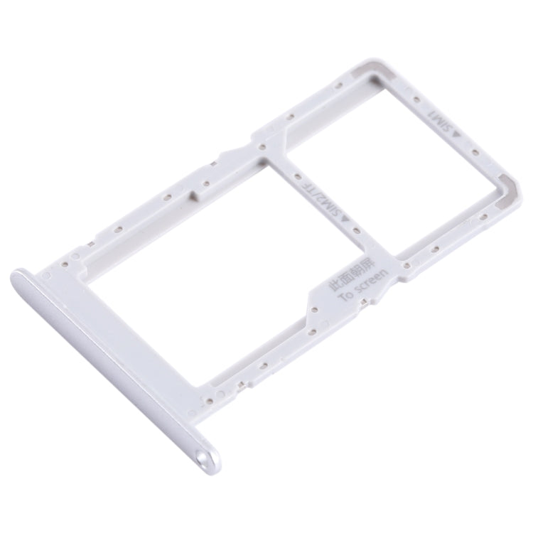 For Huawei nova Y70 Plus SIM + SIM / Micro SD Card Tray (Silver) - Card Socket by PMc TechLife | Online Shopping South Africa | PMc TechLife | Buy Now Pay Later Mobicred