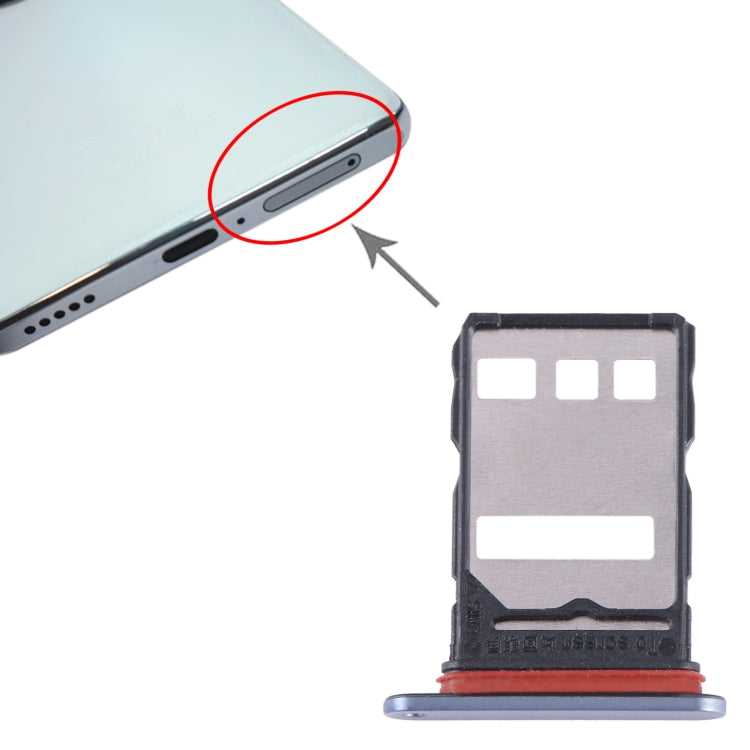 For Honor X9a SIM Card Tray (Silver) - Card Socket by PMc TechLife | Online Shopping South Africa | PMc TechLife | Buy Now Pay Later Mobicred
