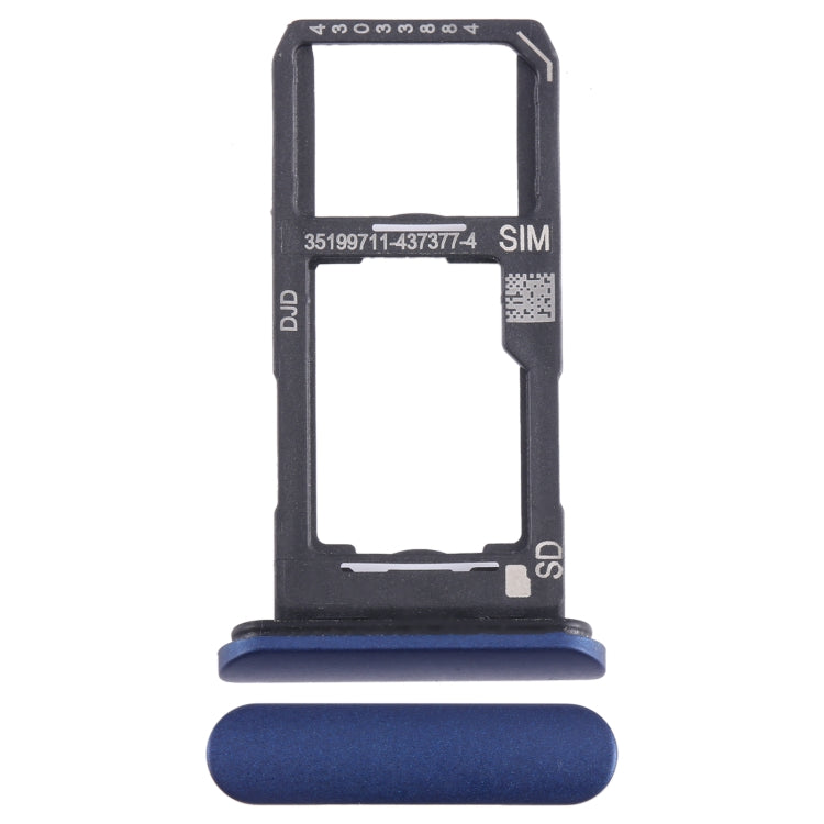 For Sony Xperia 10 II Original SIM + Micro SD Card Tray (Blue) - Card Tray by PMC Jewellery | Online Shopping South Africa | PMC Jewellery