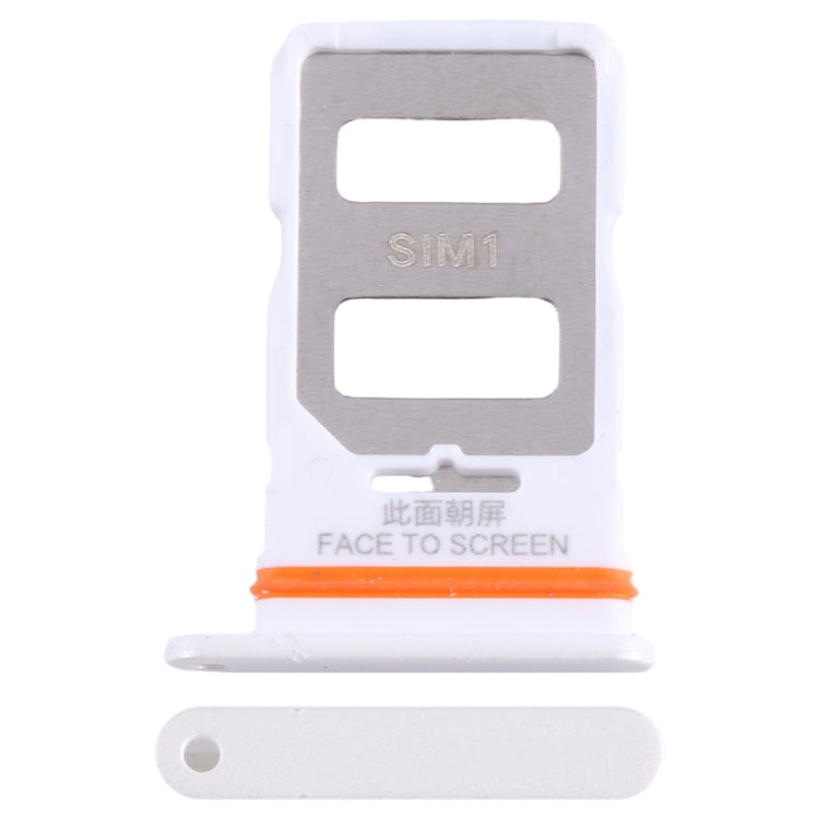 For Xiaomi Redmi Note 12 Pro 5G SIM Card Tray + SIM Card Tray (White) - Card Tray by PMC TechLife | Online Shopping South Africa | PMC TechLife | Buy Now Pay Later Mobicred