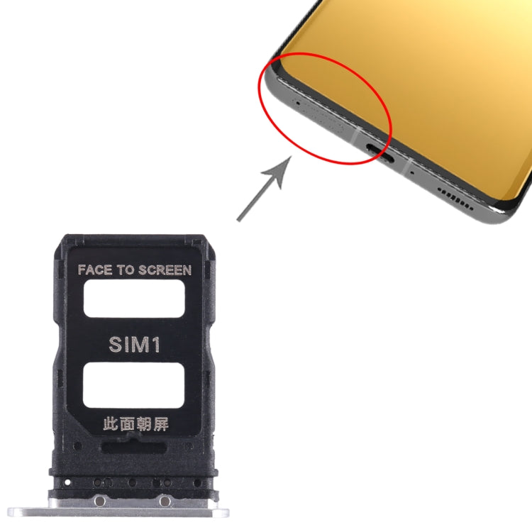 For Xiaomi 13 Pro SIM Card Tray + SIM Card Tray (Silver) - Card Tray by PMC TechLife | Online Shopping South Africa | PMC TechLife