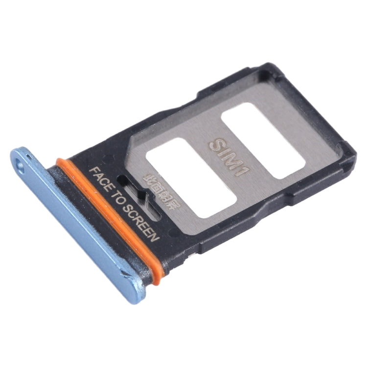 For Xiaomi Redmi Note 12T Pro SIM Card Tray + SIM Card Tray (Blue) - Card Tray by PMC TechLife | Online Shopping South Africa | PMC TechLife