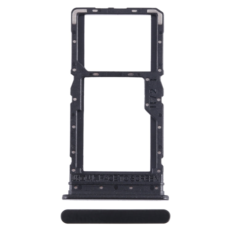 For Xiaomi Redmi Note 12R SIM Card Tray + SIM Card Tray / Micro SD Card Tray (Black) - Card Tray by PMC TechLife | Online Shopping South Africa | PMC TechLife