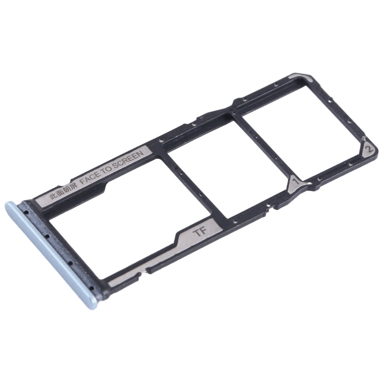 For Xiaomi Redmi 13C SIM Card Tray + SIM Card Tray + Micro SD Card Tray (Blue) - Card Tray by PMC TechLife | Online Shopping South Africa | PMC TechLife
