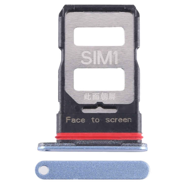 For Xiaomi Redmi K60 Pro SIM Card Tray + SIM Card Tray (Blue) - Card Tray by PMC TechLife | Online Shopping South Africa | PMC TechLife