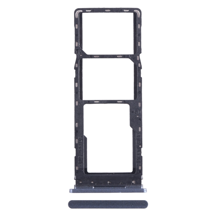 For Tecno Spark 8C KG5k SIM Card Tray + SIM Card Tray + Micro SD Card Tray (Blue) - Card Tray by PMC TechLife | Online Shopping South Africa | PMC TechLife