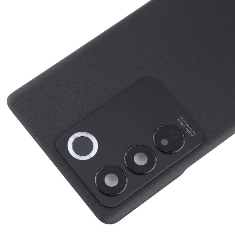 For vivo V27 Pro Original Battery Back Cover with Camera Lens Cover(Black) - Back Cover by PMC TechLife | Online Shopping South Africa | PMC TechLife