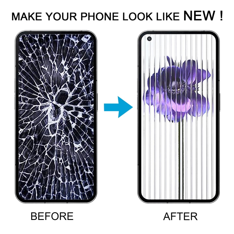 For Nothing Phone1 A063 LCD Screen Digitizer Full Assembly with Frame (Silver) - Others by PMC TechLife | Online Shopping South Africa | PMC TechLife