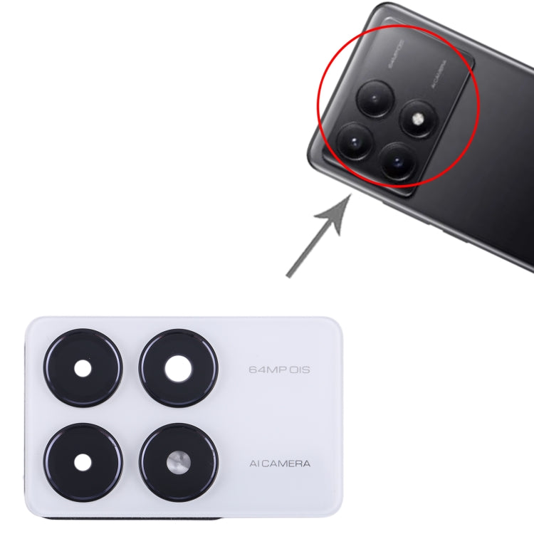 For Xiaomi Redmi K70E Camera Lens Cover (White) - Camera by PMC TechLife | Online Shopping South Africa | PMC TechLife