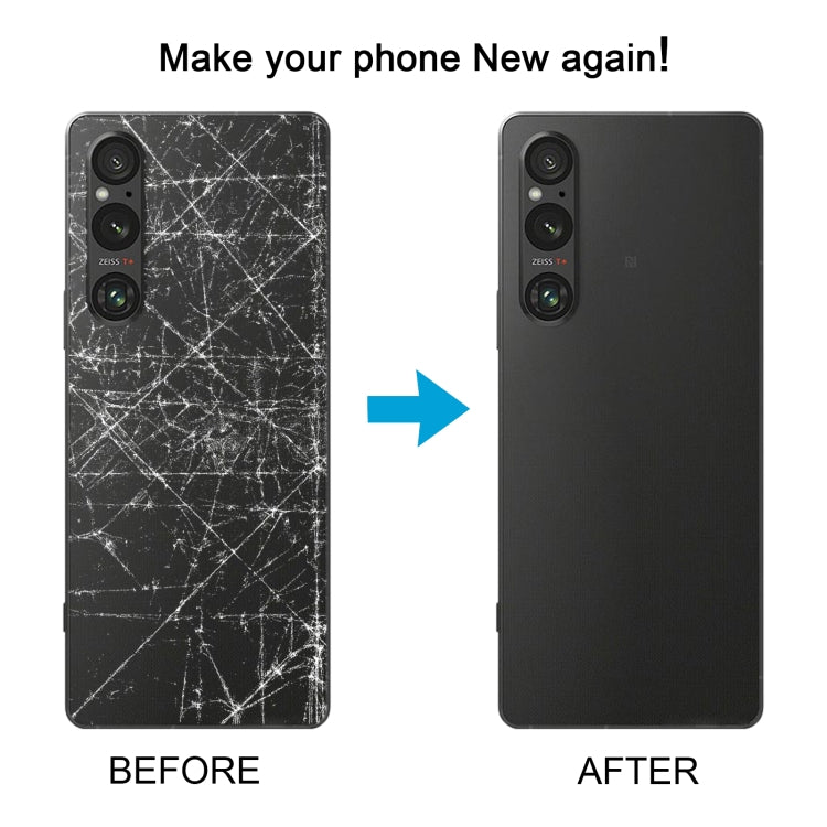For Sony Xperia 1 V Original Battery Back Cover with Camera Lens Cover(Black) - Back Cover by PMC TechLife | Online Shopping South Africa | PMC TechLife | Buy Now Pay Later Mobicred
